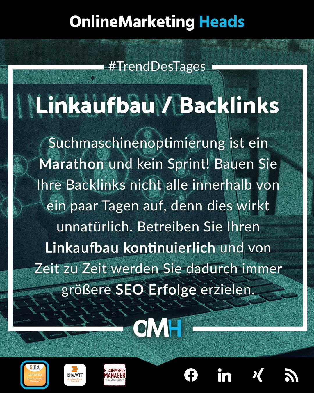 Backlinks Linkaufbau SEO Trend 2021 OnlineMarketing Heads